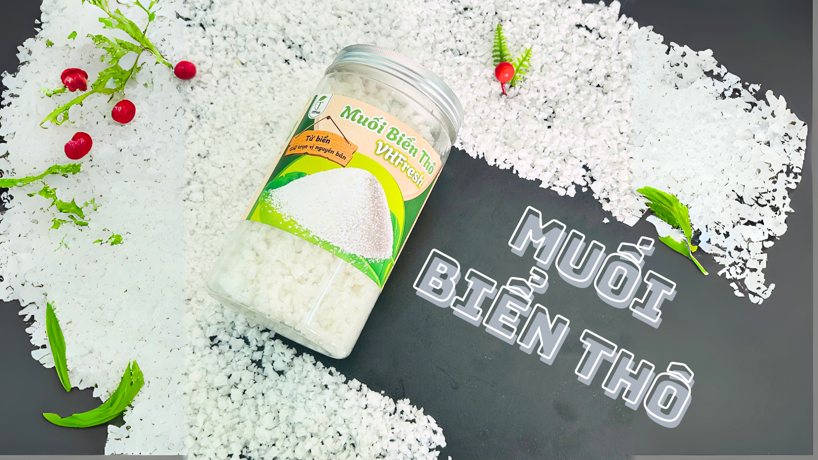 🧂 Muối Thô VHfresh – Tinh hoa từ biển cả, giữ trọn khoáng chất tự nhiên