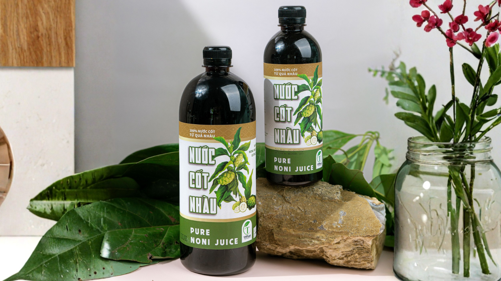 🍃 Nước Cốt Nhàu VHfresh – Tinh chất vàng cho sức khỏe & sức sống