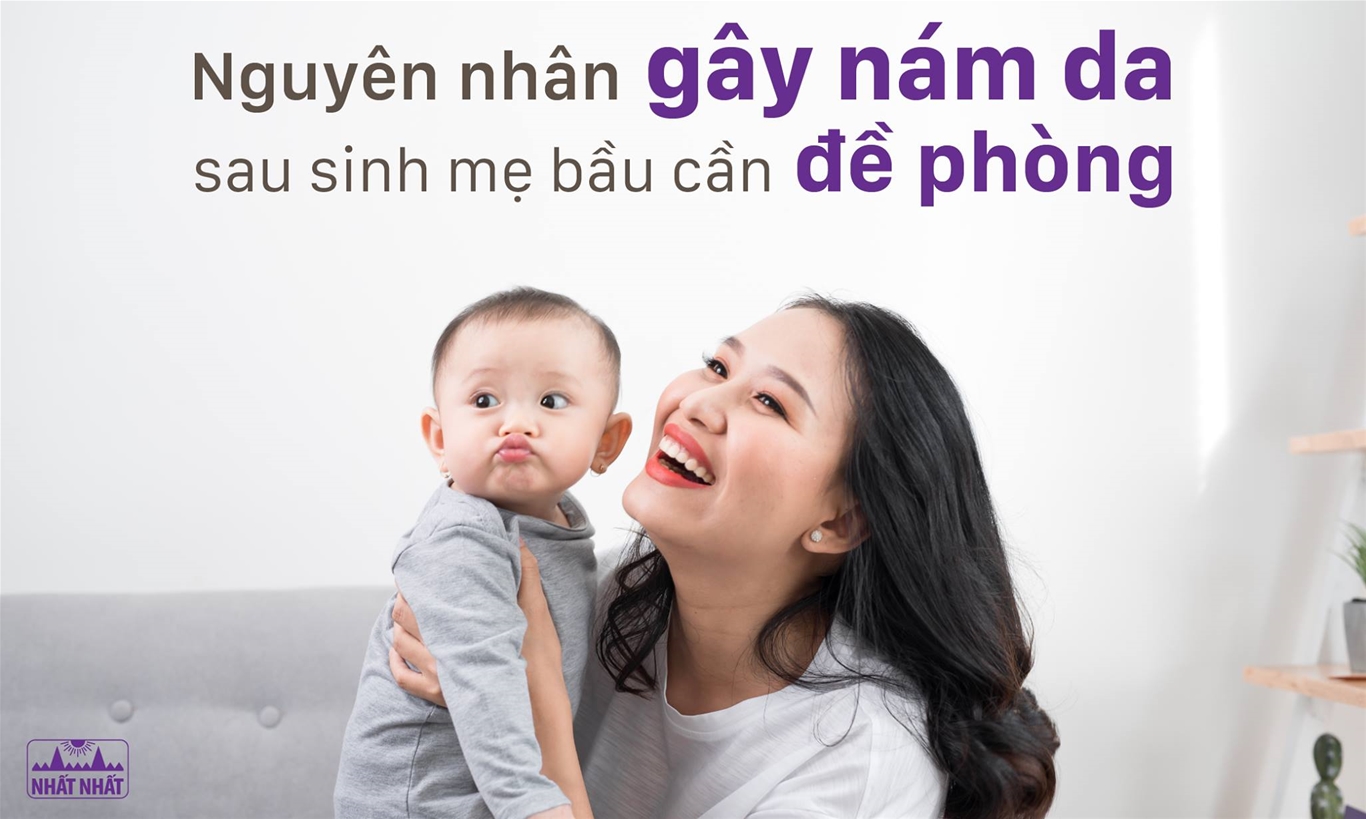 nám da sau sinh