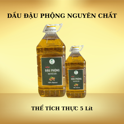 DẦU ĐẬU PHỤNG NGUYÊN CHẤT CHAI 5 LÍT